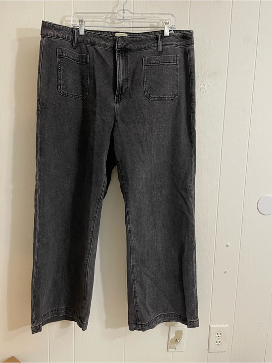Eloquii Denim - Eloquii Black Wide Leg Jeans